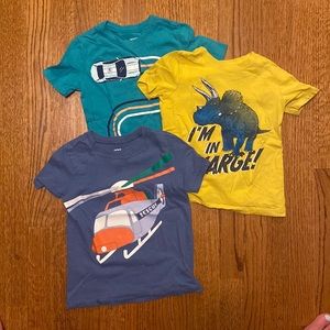 3 carters t shirts in size 4T